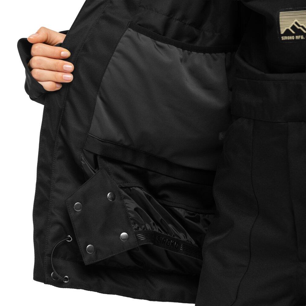 Women Winter sports 's snowboard jacket W4-W Vostock Black 5/7