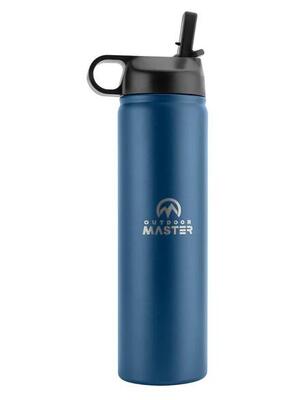 Outdoor master borraccia termica in acciaio inox Blu