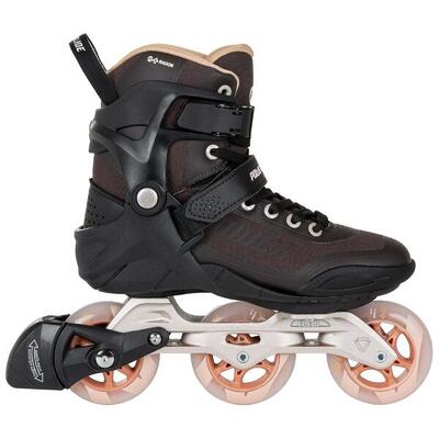 Patines cuádruples de mujer Powerslide Radon Bronce 90