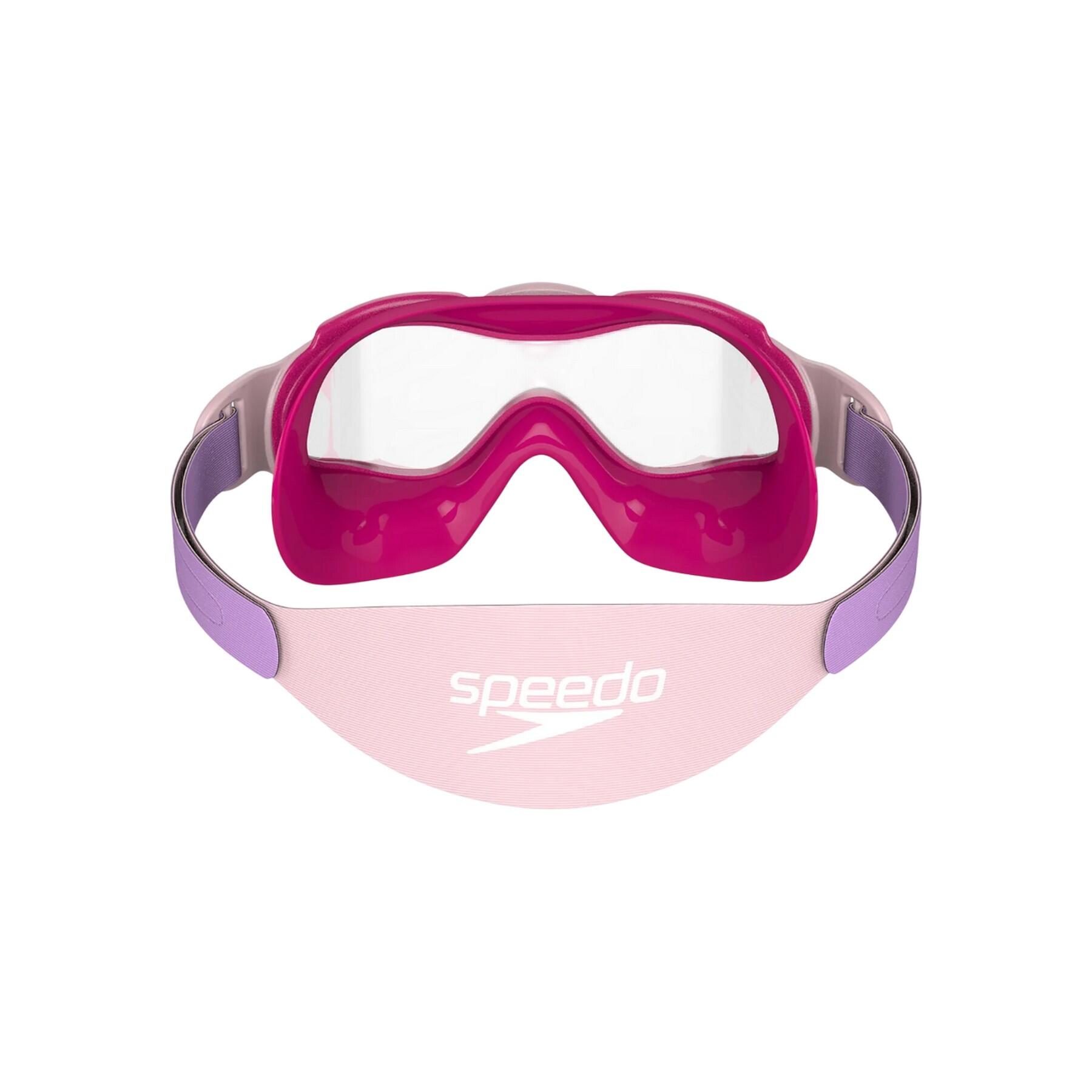 Óculos de natação Sea Squad para crianças e jovens (Rosa elétrico/Miami 2/4