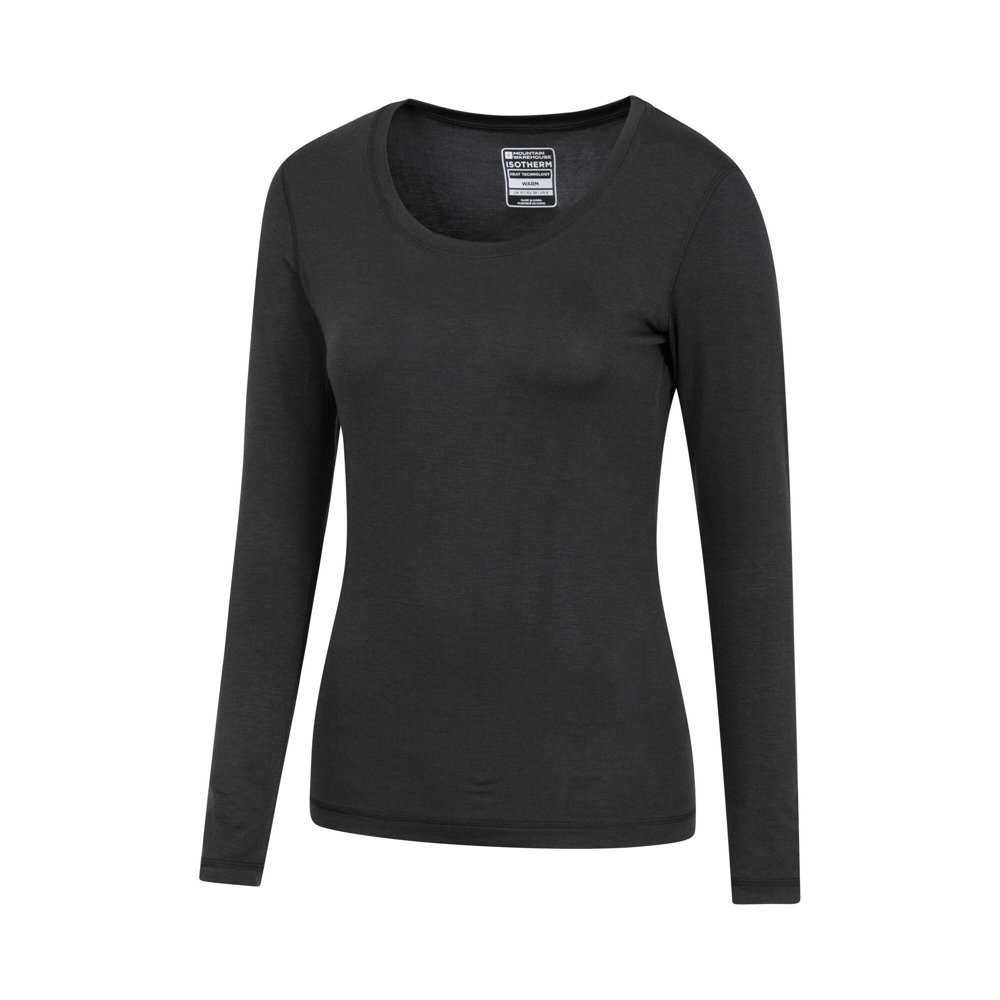 Womens/Ladies Keep The Heat Isotherm Base Layer Set (Black) 2/4