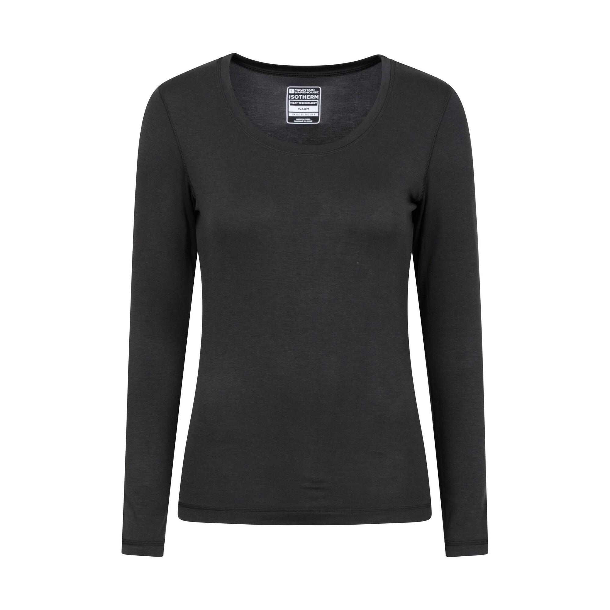 Womens/Ladies Keep The Heat Isotherm Base Layer Set (Black) 4/4