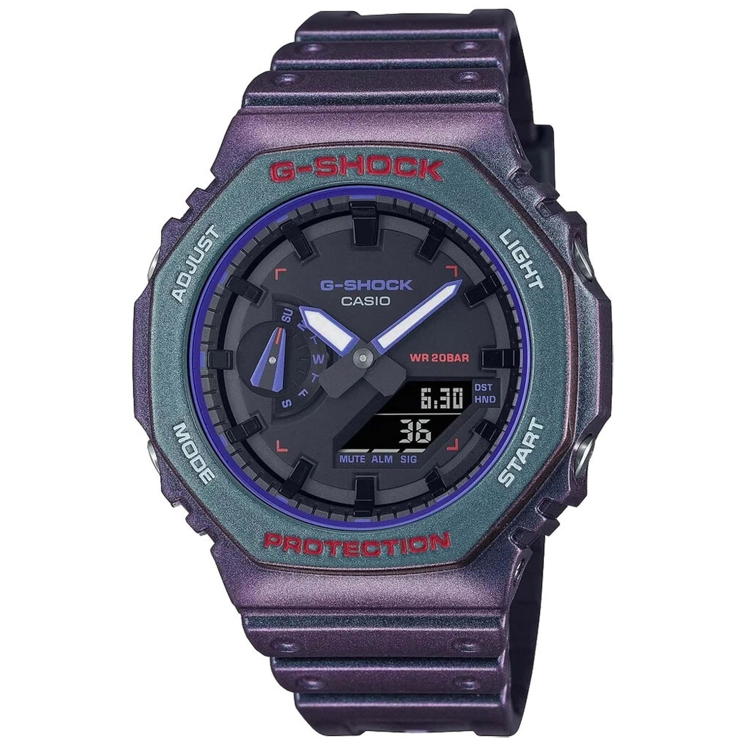Relogio Casio modelo GA-2100AH-6AER para unissex 1/3