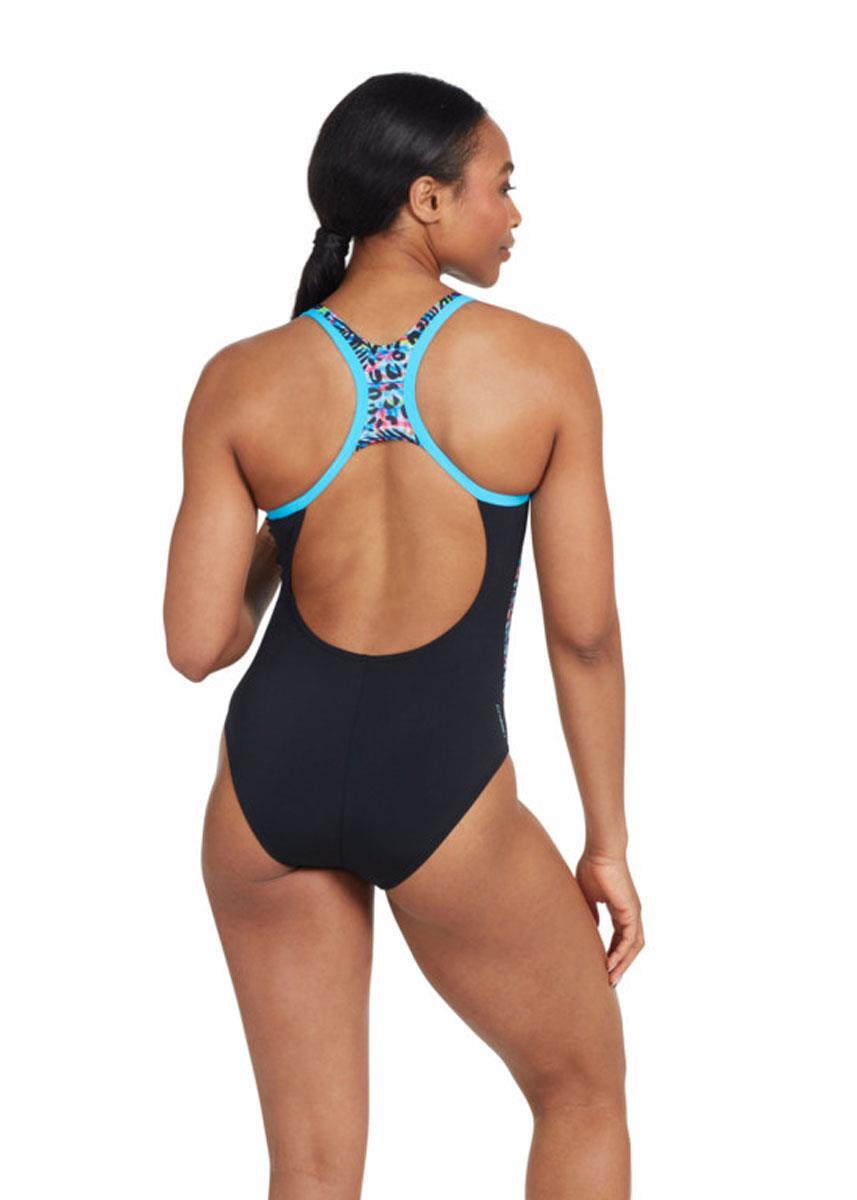 Costume da bagno Zoggs Atomback - Stampa Namibia - Taglia 32 2/6