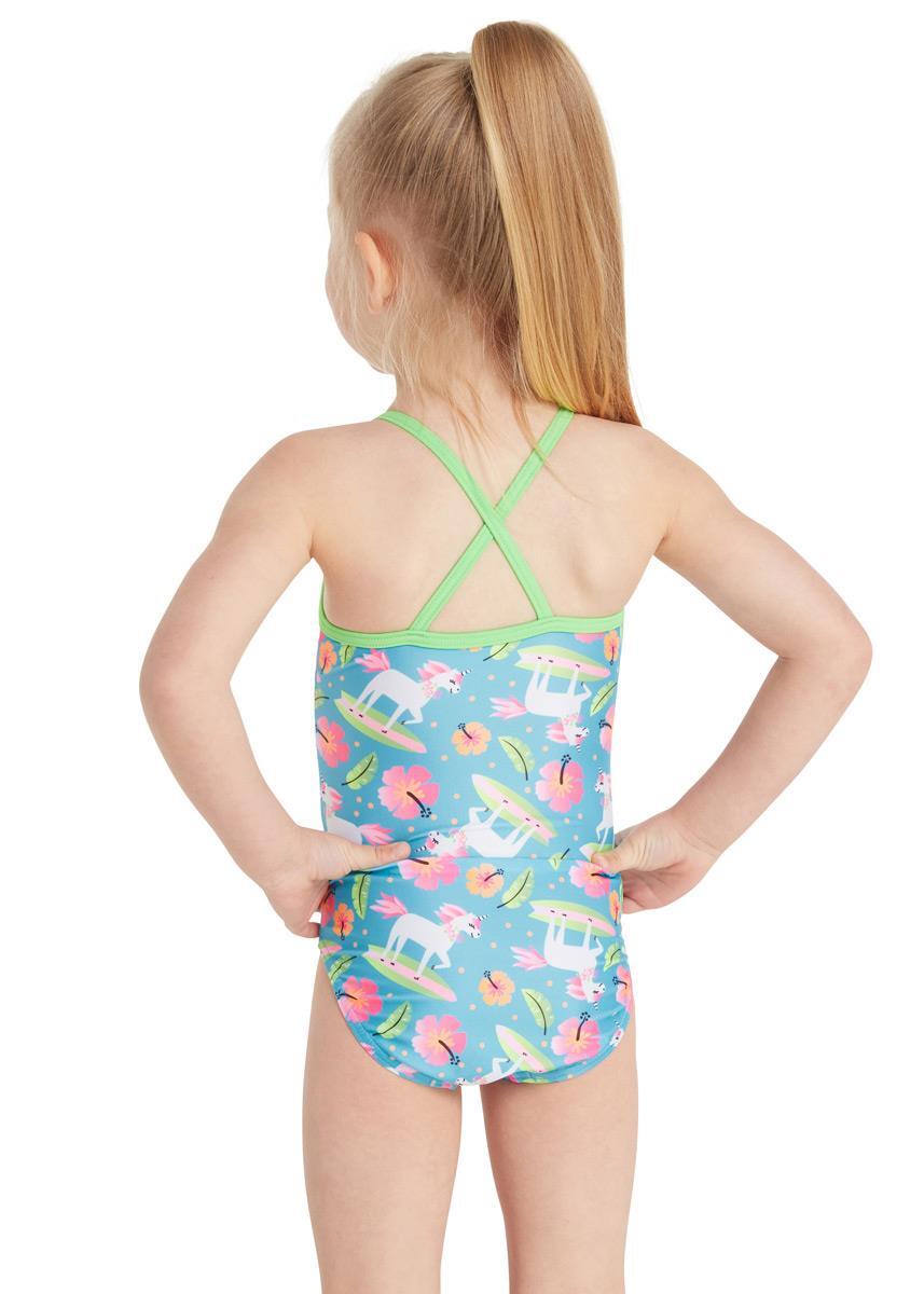 Costume da bagno Zoggs Pegasus Crossback per ragazze - Taglia 22 2/6