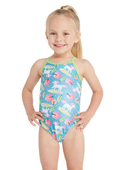 Maillot de bain dos croisé Zoggs Pegasus pour filles - Taille 22