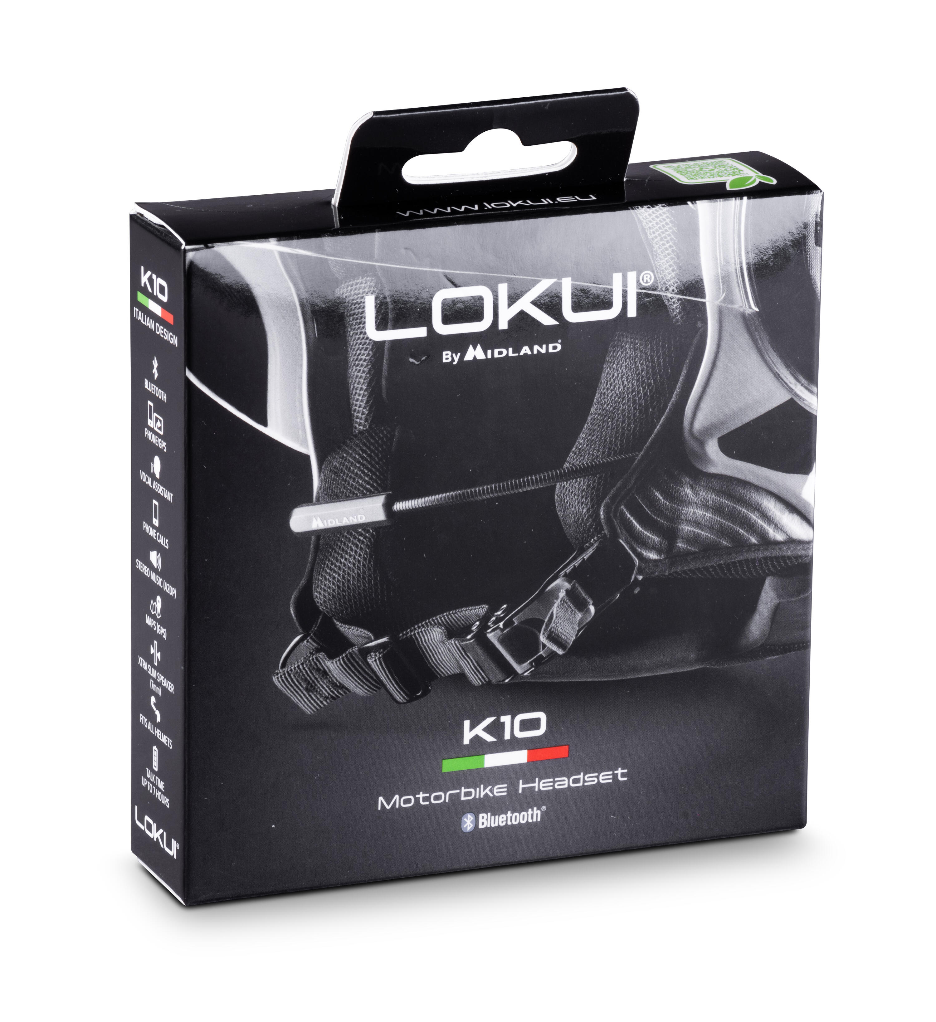 Midland Lokui K10 - Oreillette Bluetooth 5.2 7 mm pour Casque 3/6
