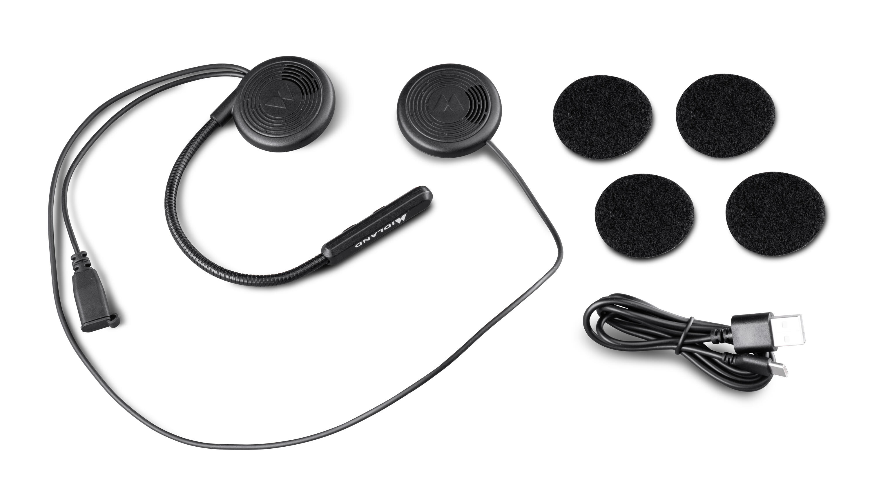 Midland Lokui K10 - Oreillette Bluetooth 5.2 7 mm pour Casque 4/6