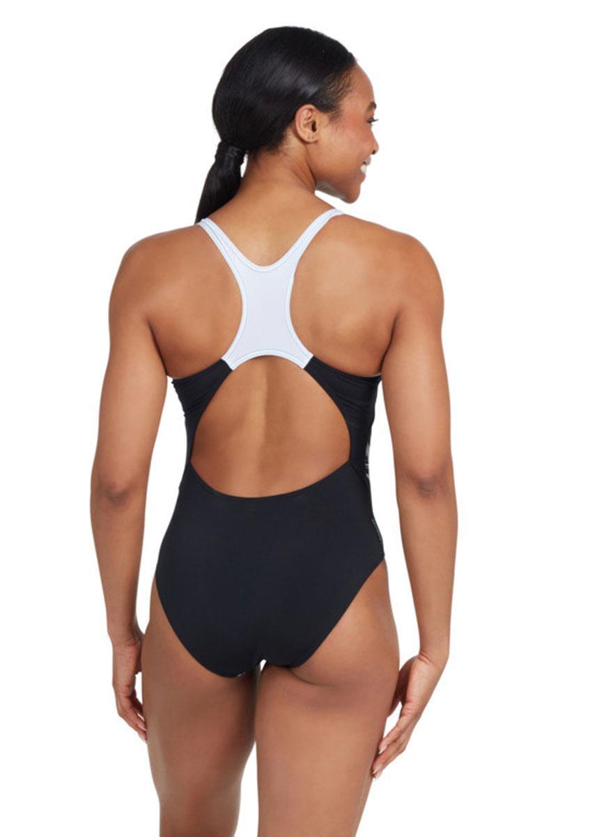 Costume da bagno Zoggs Actionback - Stampa Juliet - Taglia 32 3/6