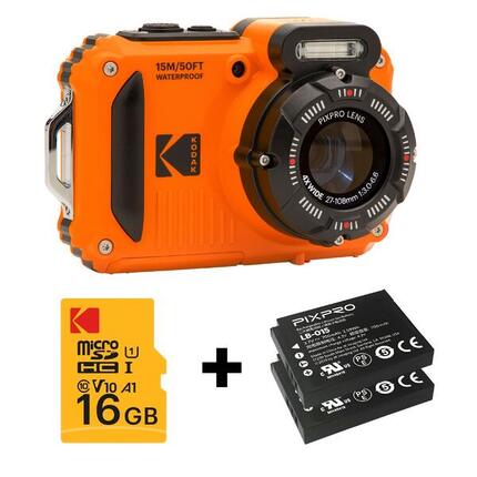 KODAK Pixpro WPZ2 – Caméra 16MP Étanche 4x Zoom 1080p HD - Bleu