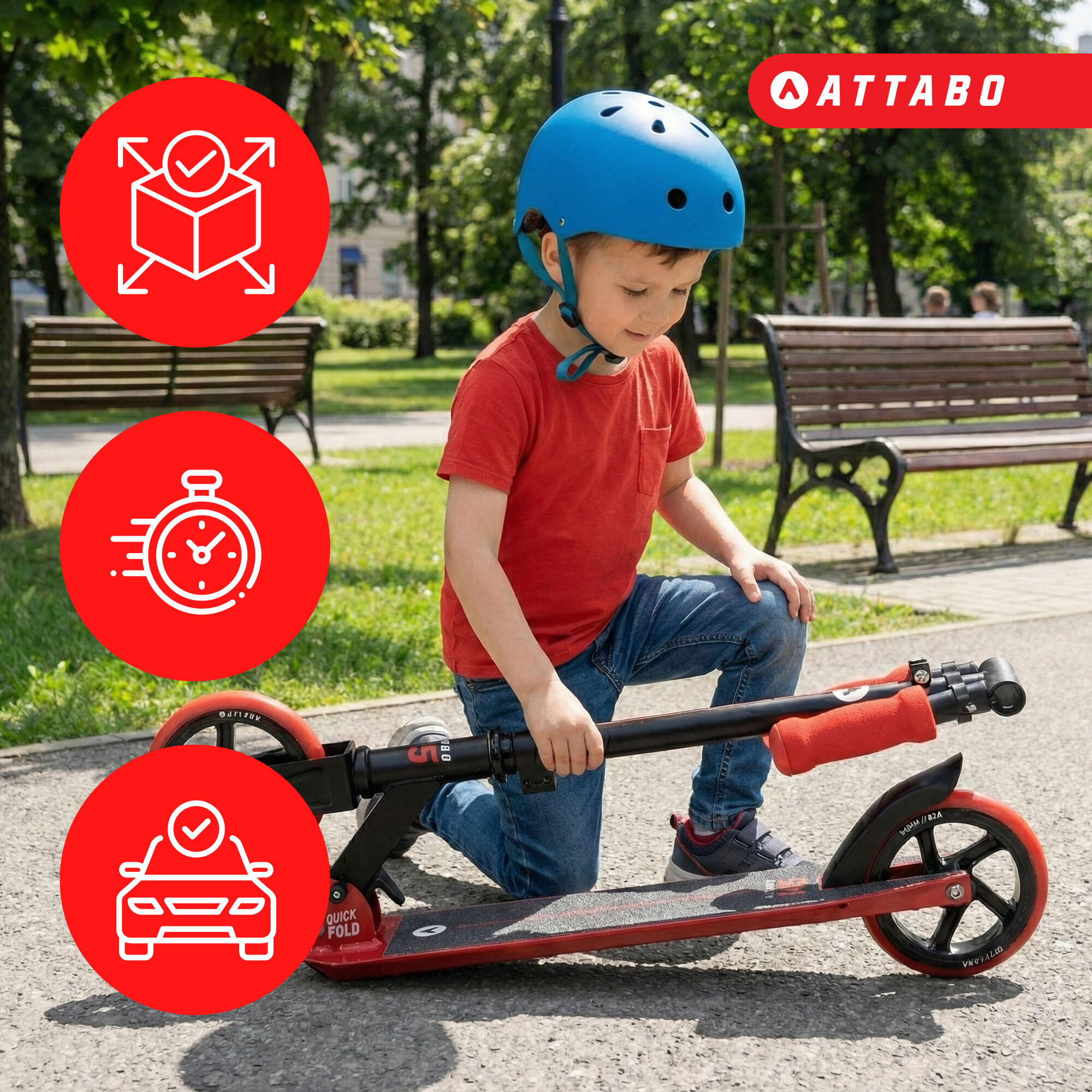 ATTABO 145 monopattino per bambini 3/7