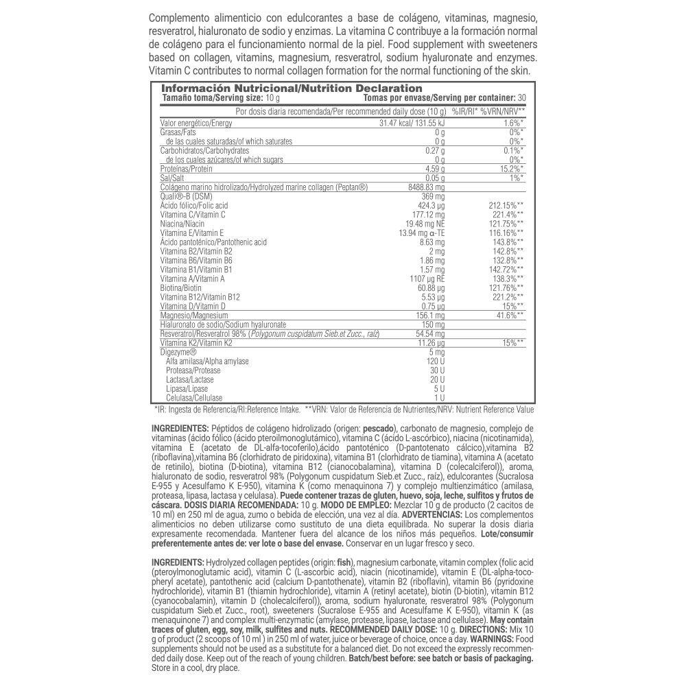 Beauty Collagen (Colágeno Marino Hidrolizado Peptan®) - 300g Chai MASMUSCULO 4/5