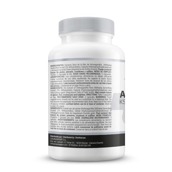 Ashwagandha - 120 vegetable capsules de MASmusculo 2/6