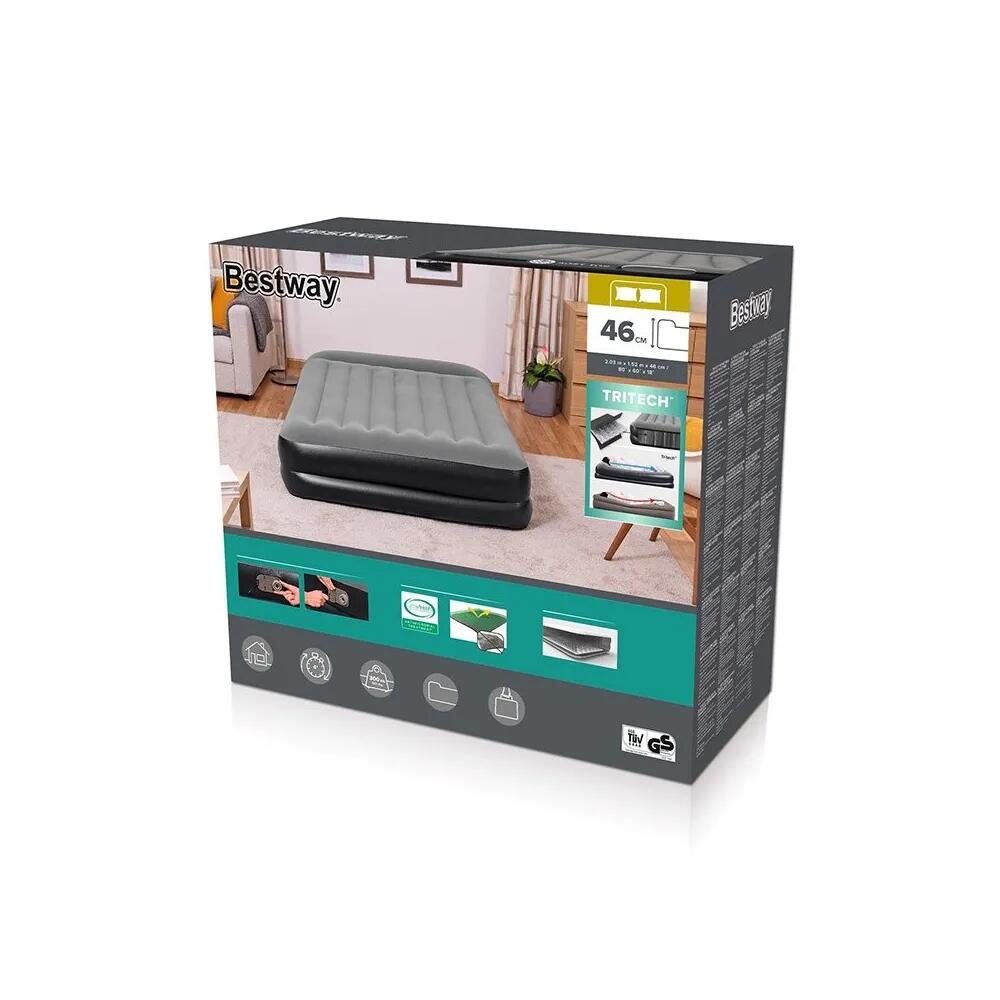Bestway Lit gonflable 2 places 203 x 152 x 46cm pompe électrique intégrée 2/7