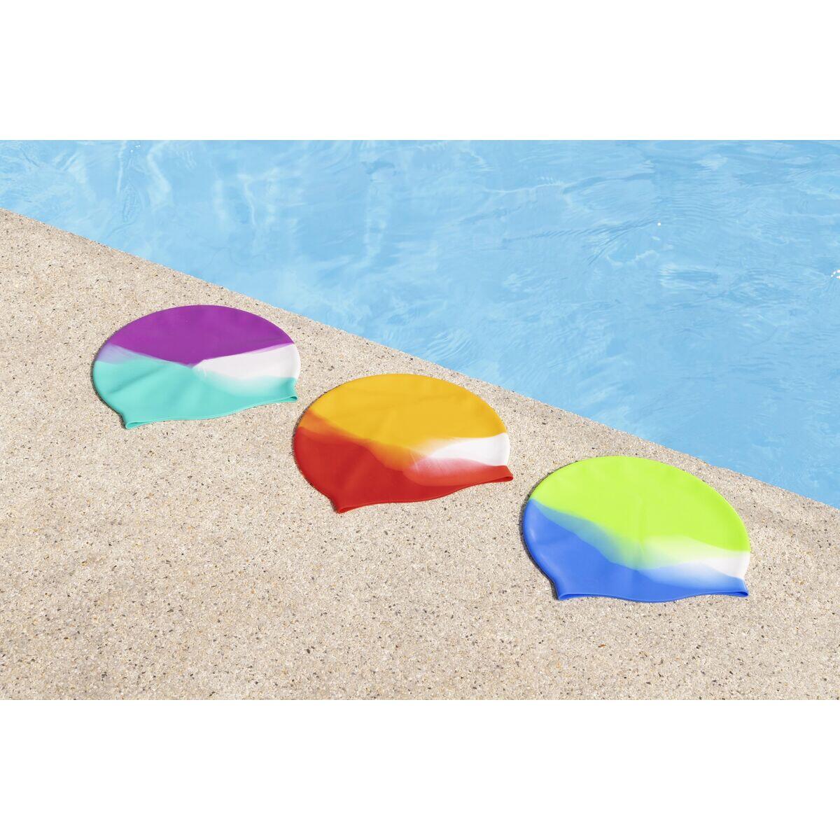 Gorro de Natação Infantil Silicone Cores Sortidas Bestway 5/6