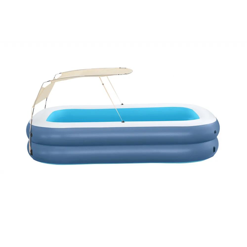 Piscina Inflável Retangular Bestway 254x178 cm com Toldo 2/7