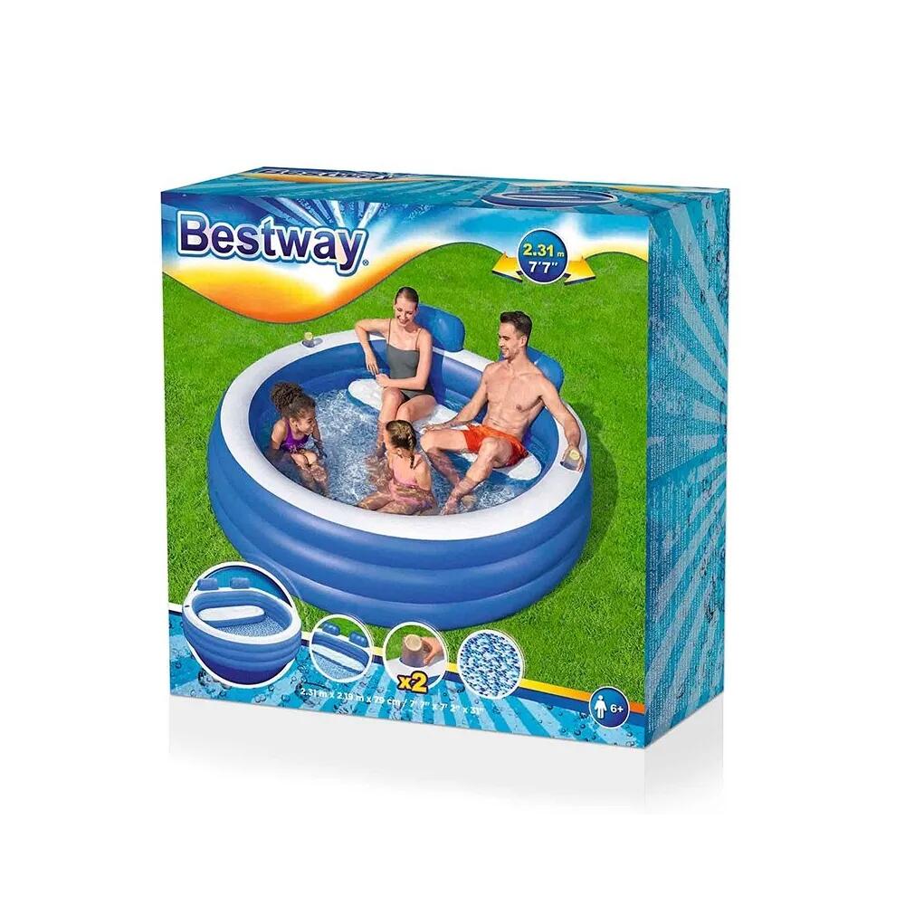 Piscina hinchable familiar Bestway 231x219x79 +6 años 2/5