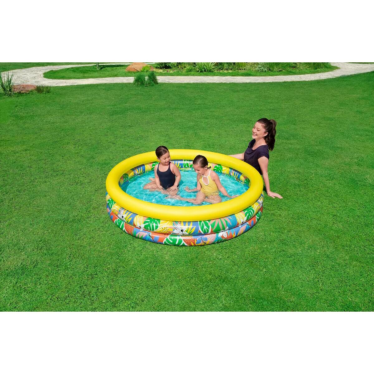 Piscina hinchable infantil Bestway 3 aros floral 168x38 cm 5/5