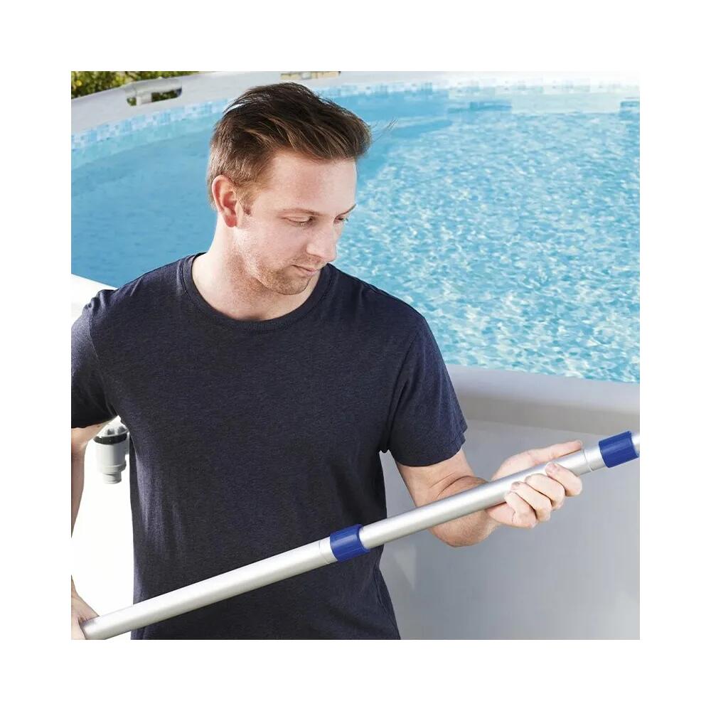 Palo Telescópico de Aluminio 360 cm para Mantenimiento de Piscinas 3/3