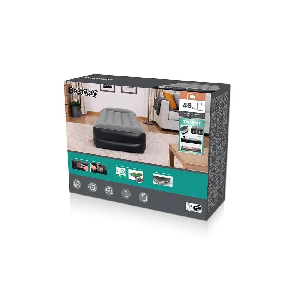 Cama insuflável individual Bestway com motor 191x97x46 cm 2/8