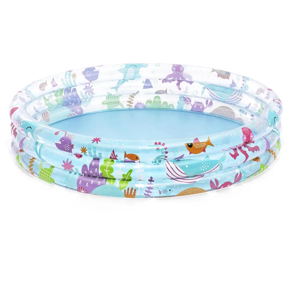 Bestway - Piscine Gonflable Deep Dive À 3 anneaux 152 X 30 Cm - Piscine - Bleu - Taille Unique - Decathlon