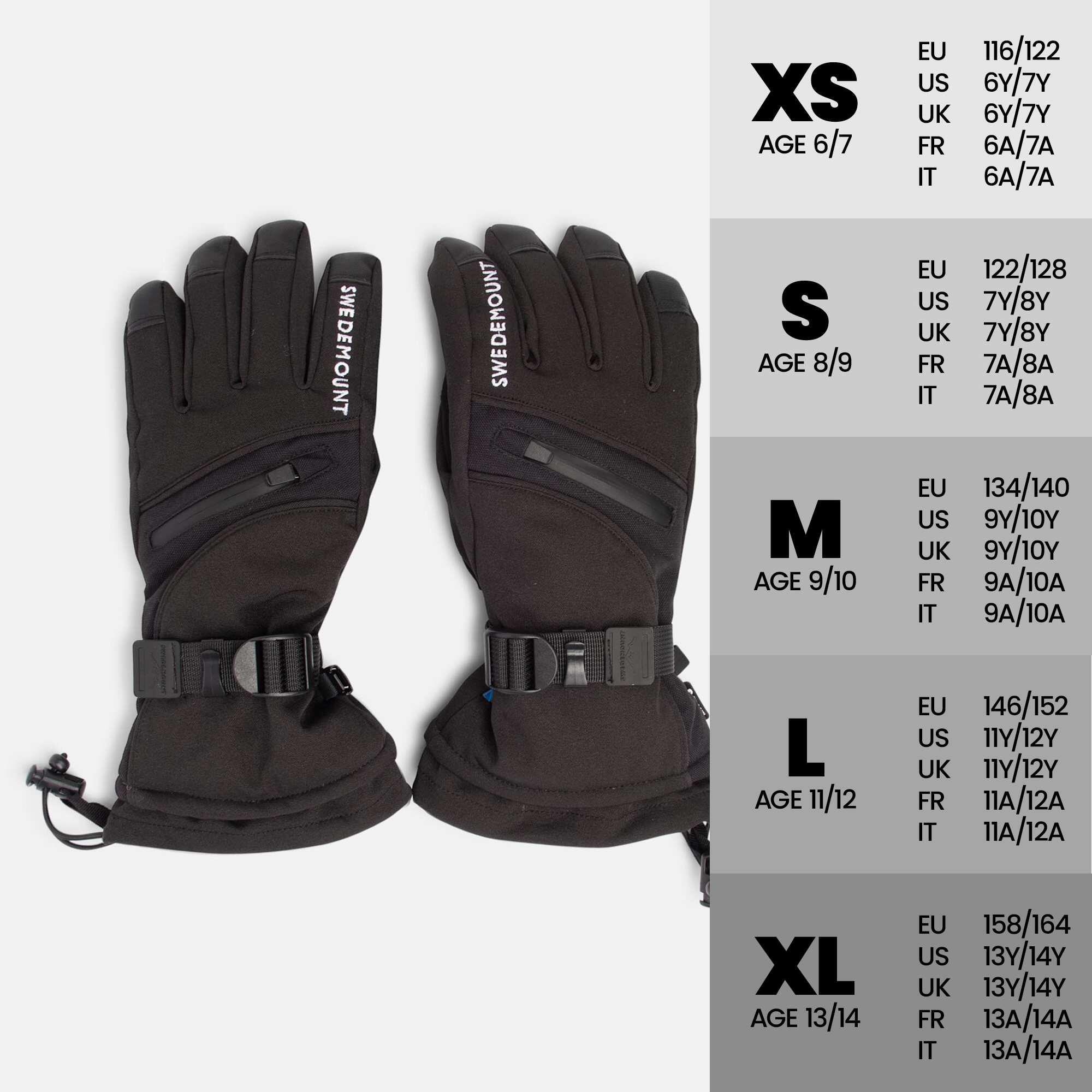 Gants de ski enfants ski imperméables St. Anton 3/6