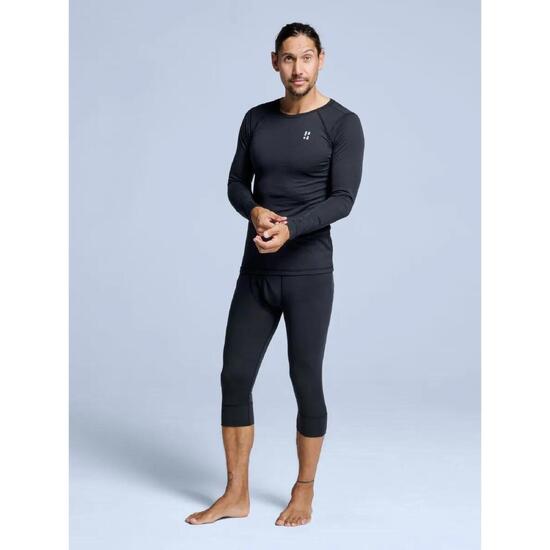 Koszulka z wełny merynosów termoutwardzalna – mężczyźni – koszula + legginsy 3/4