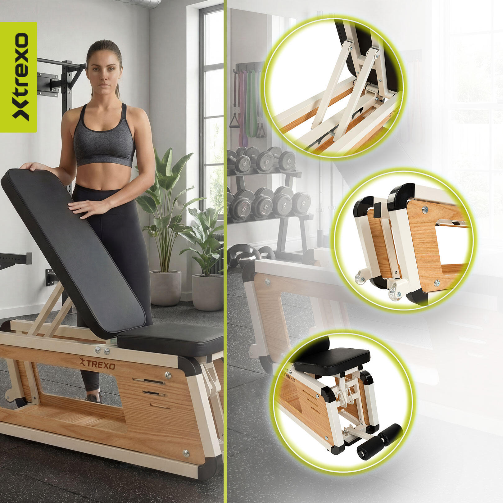 Banc d'entraînement XTREXO Storage Sylwan 6/7