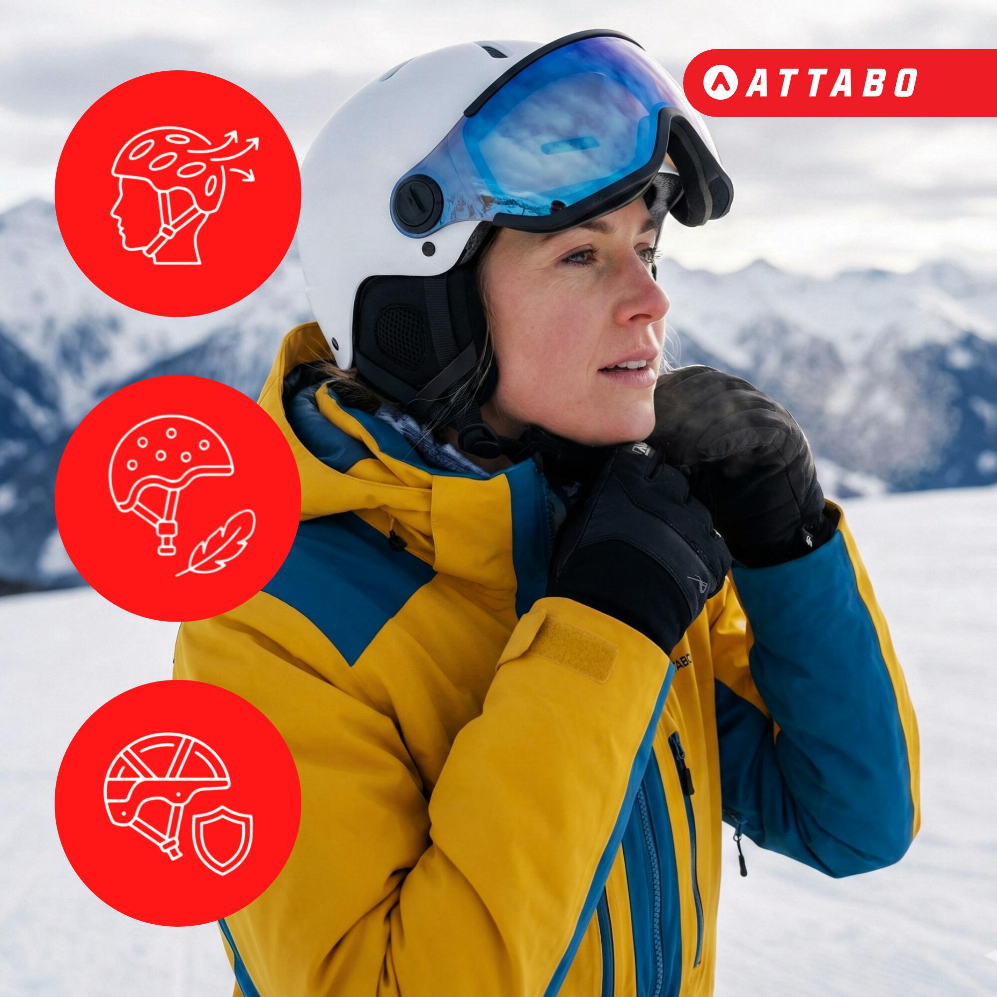 ATTABO Avens 2.0 Skihelm met vizier 3/7