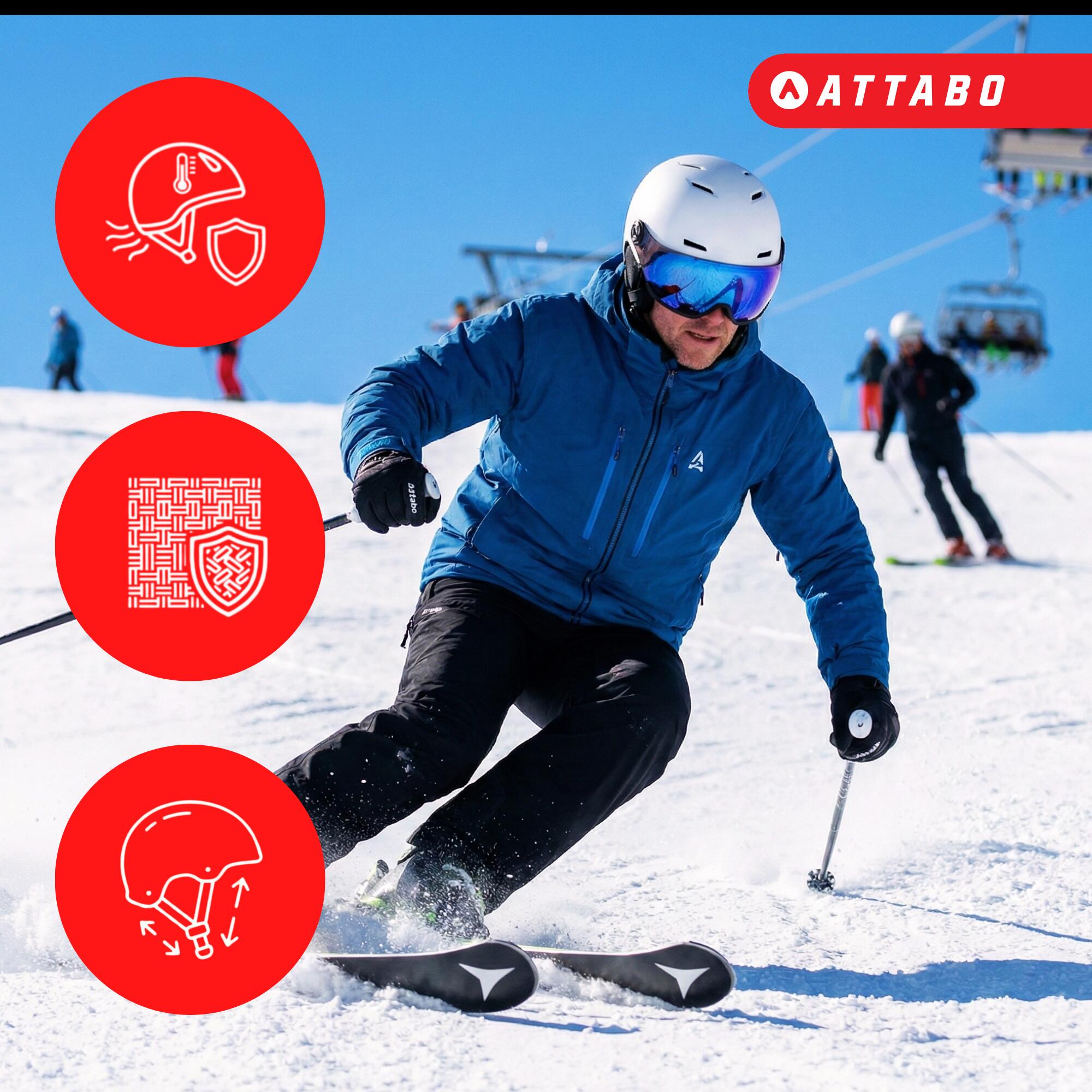 ATTABO Avens 2.0 Skihelm met vizier 2/7