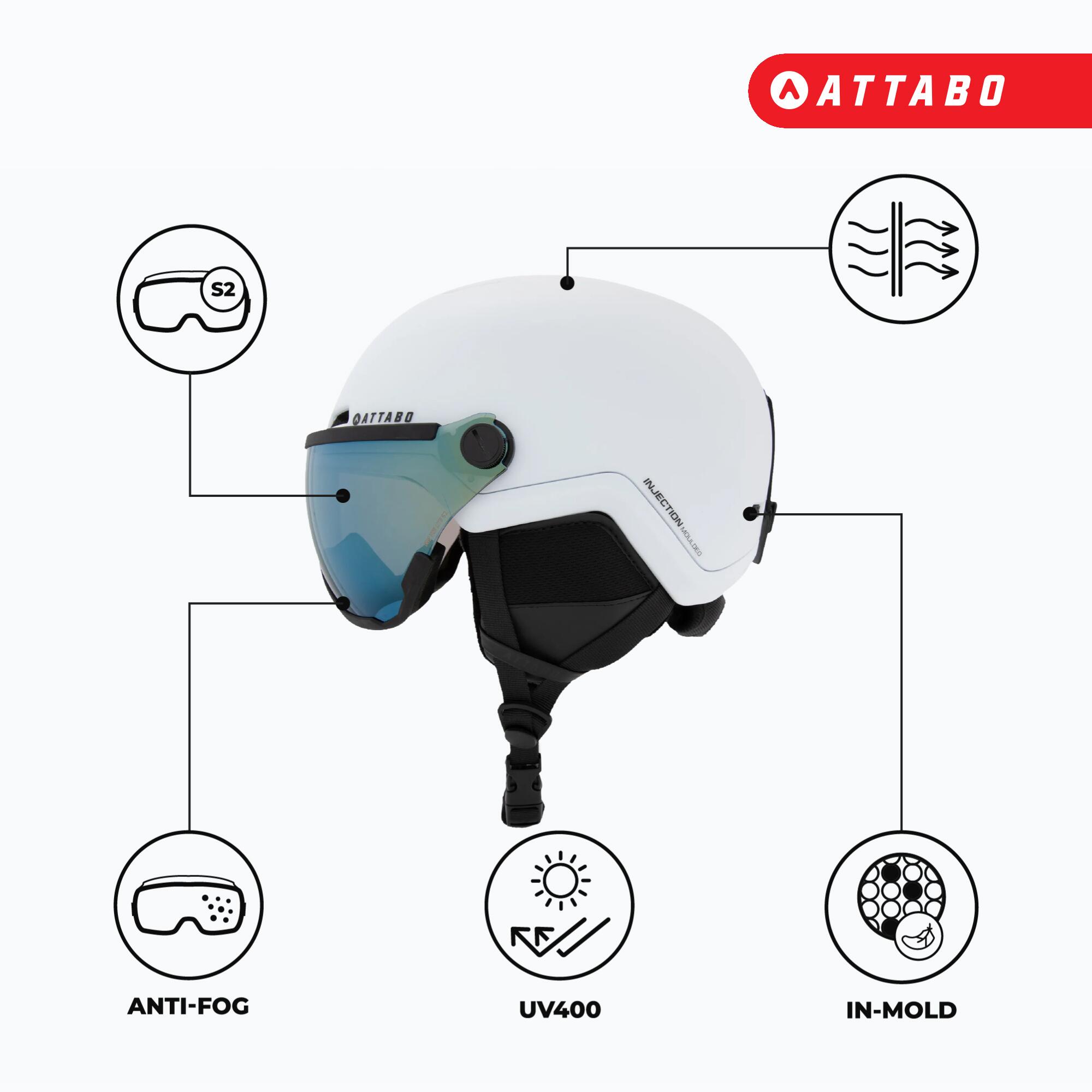 ATTABO Avens 2.0 Skihelm met vizier 7/7