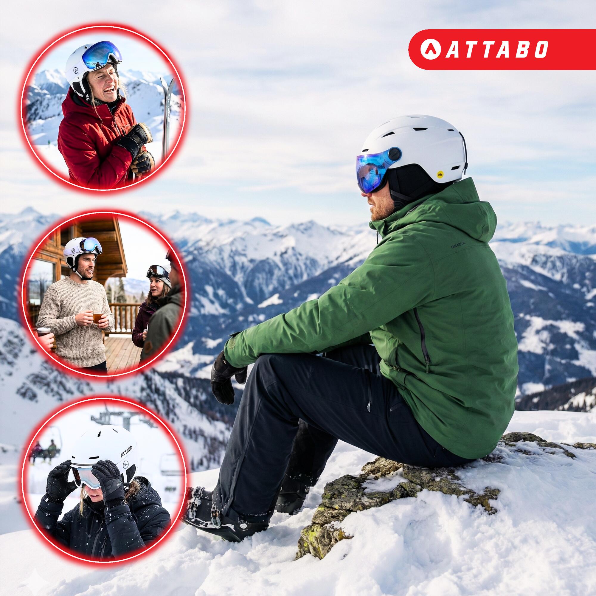 ATTABO Avens 2.0 Skihelm met vizier 5/7