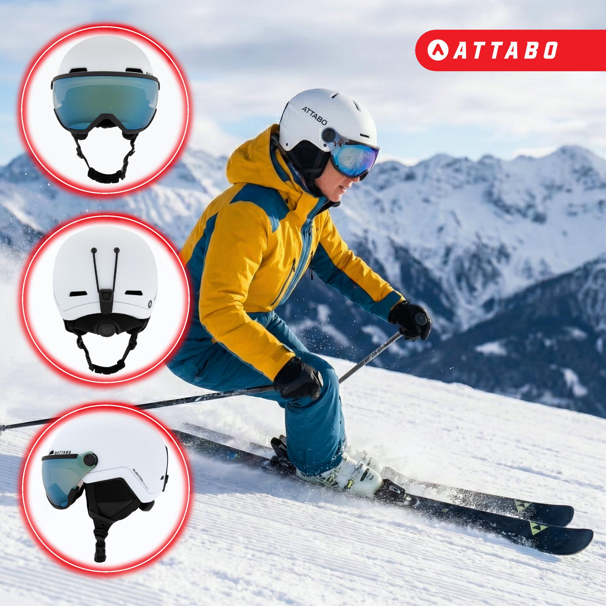 ATTABO Avens 2.0 Skihelm met vizier 4/7