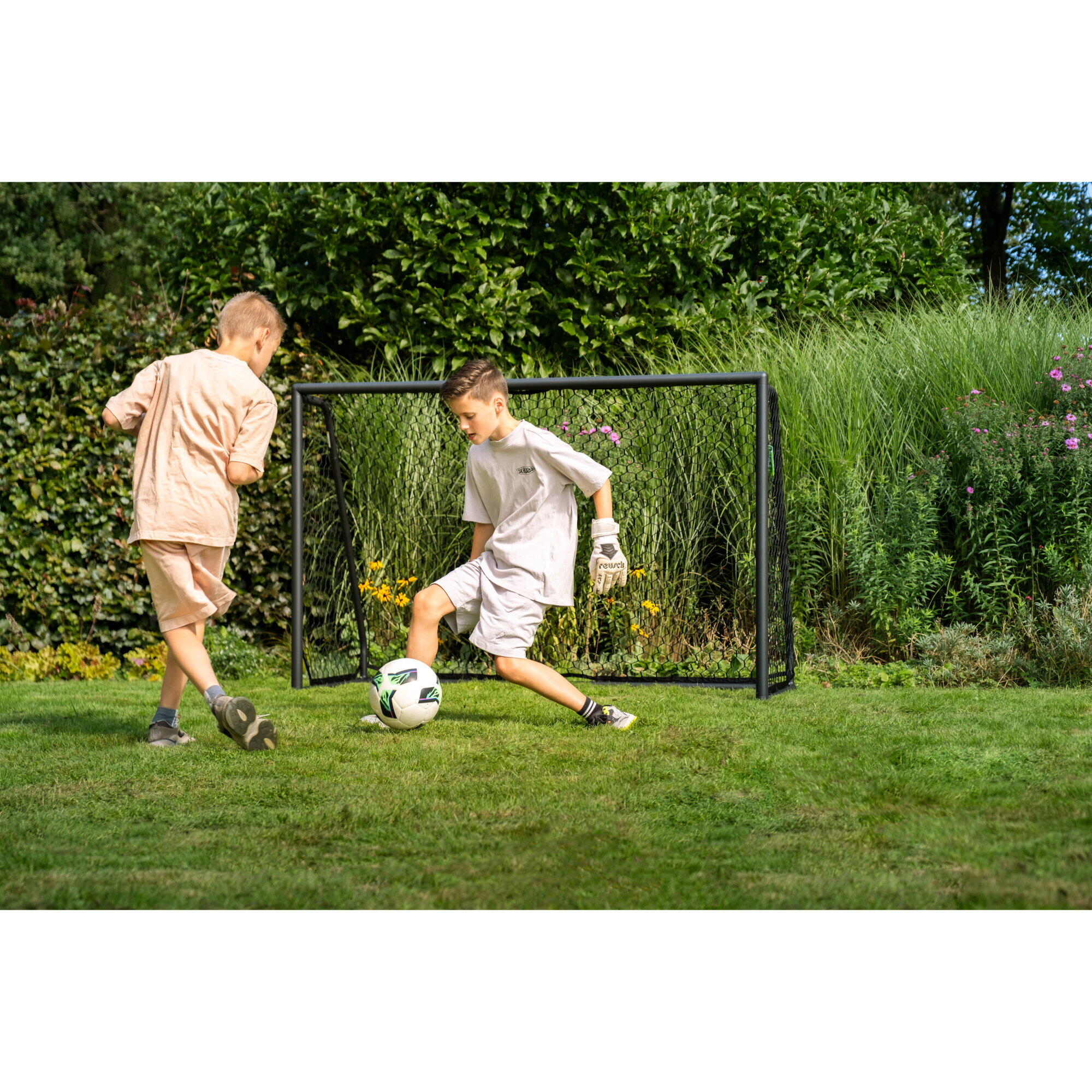 Porta da calcio in alluminio EXIT Scala 180x120cm - nero 3/7
