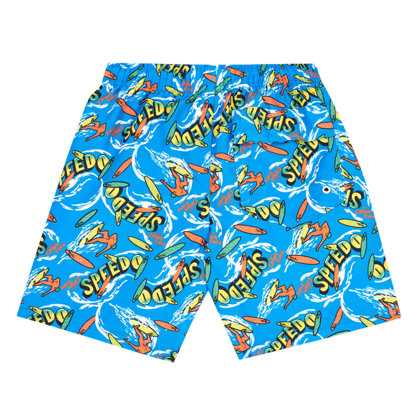 Short De Bain Garçon (Bleu / Orange / Vert Gazon / Jaune Vif) 2/2