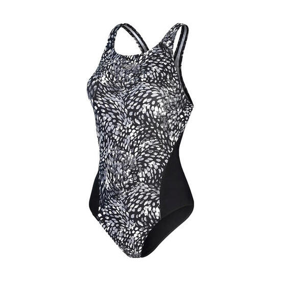 Costume Da Bagno Intero Digitale Donna Speedo Recordbreaker Nero Carbone Shark