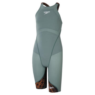 Costume Da Bagno Intero Ragazze Speedo Ignite Verde Nero Arancio
