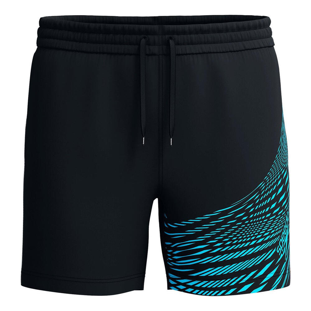 Speedo - Short De Bain Medley Homme (noir / Bleu Picton) - Bas De Maillot De Bain - Bleu|noir|turquoise - Decathlon