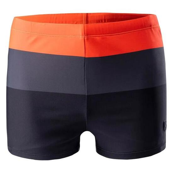 Costume Da Bagno A Pantaloncino Strisce Uomo Aquawave Giunco Ferro Forgiato Nero