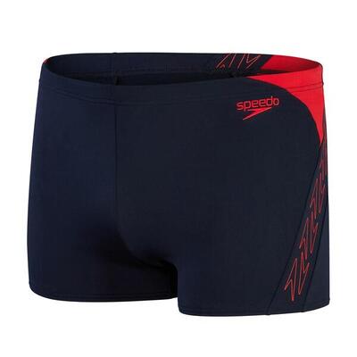 Heren hyperboom aquashort zwemshort (blauw)