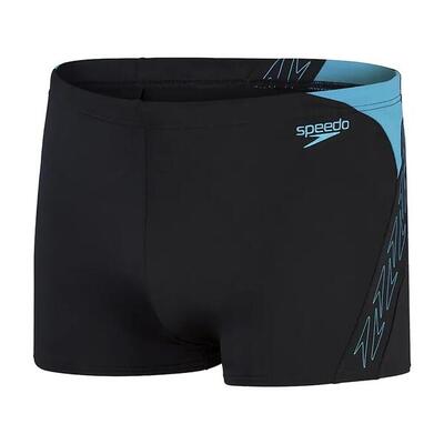 Heren hyperboom aquashort zwemshort (blauw)