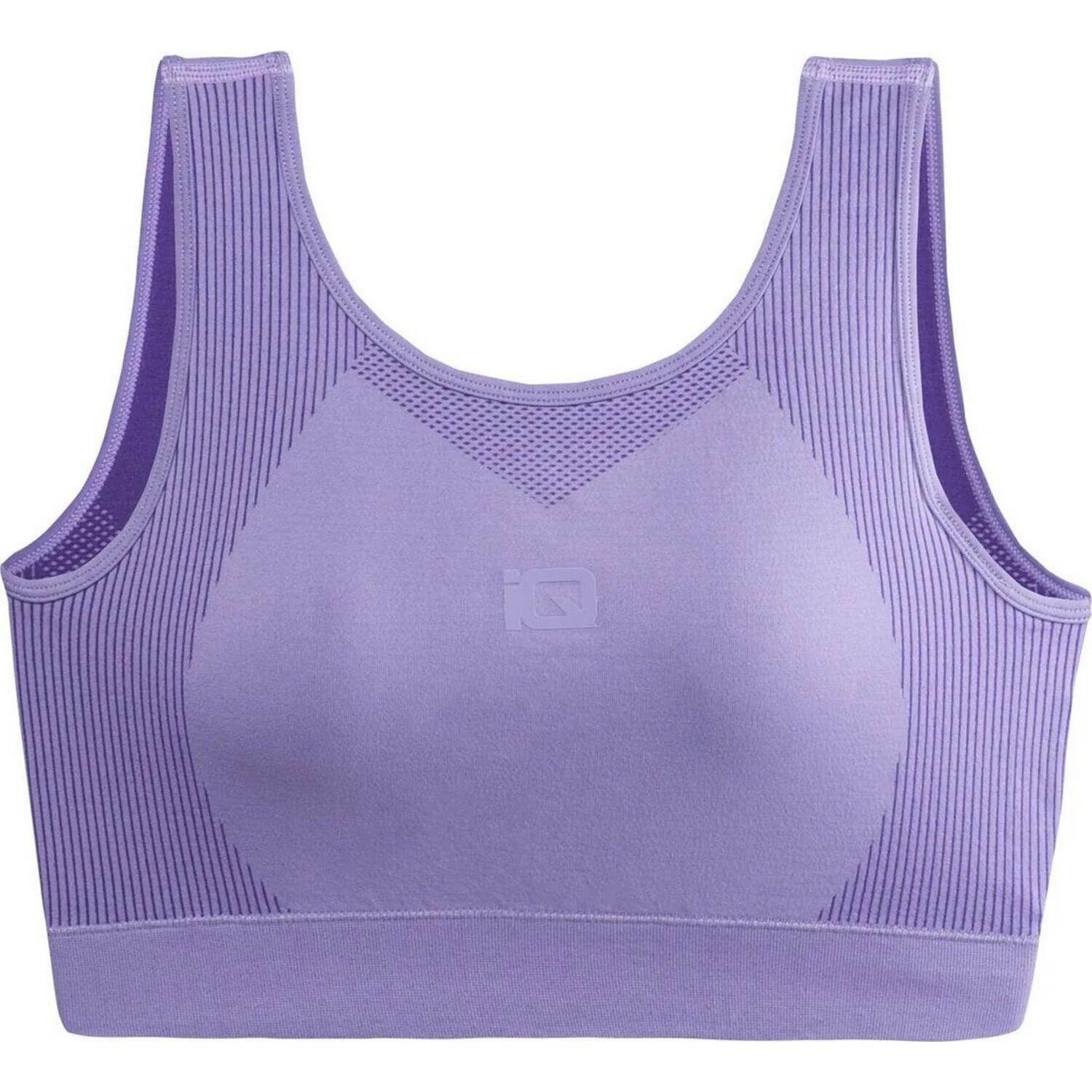 Iq - Brassière De Sport Ingel Femme (violet Clair) - Brassière - Violet - Decathlon