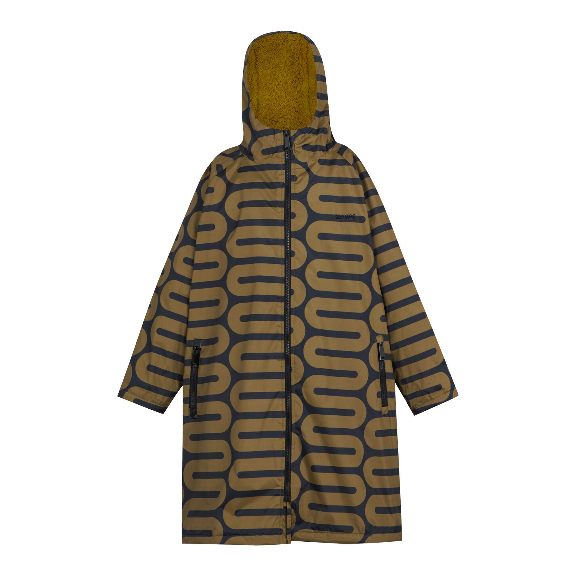 REGATTA Childrens/Kids Orla Kiely Spotted Changing Robe (Olive)