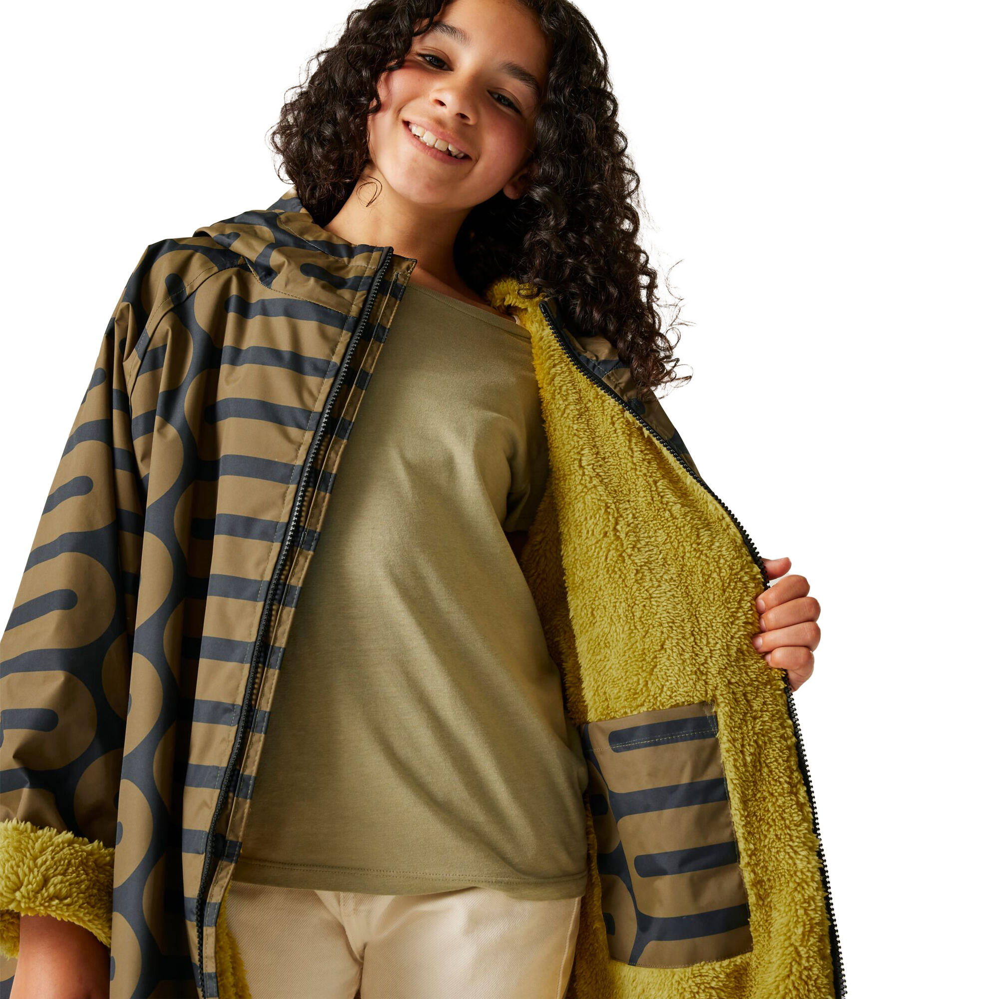 Peignoir À Langer Imperméable Motif/style À Pois ORLA KIELY Enfant (Olive) 4/5