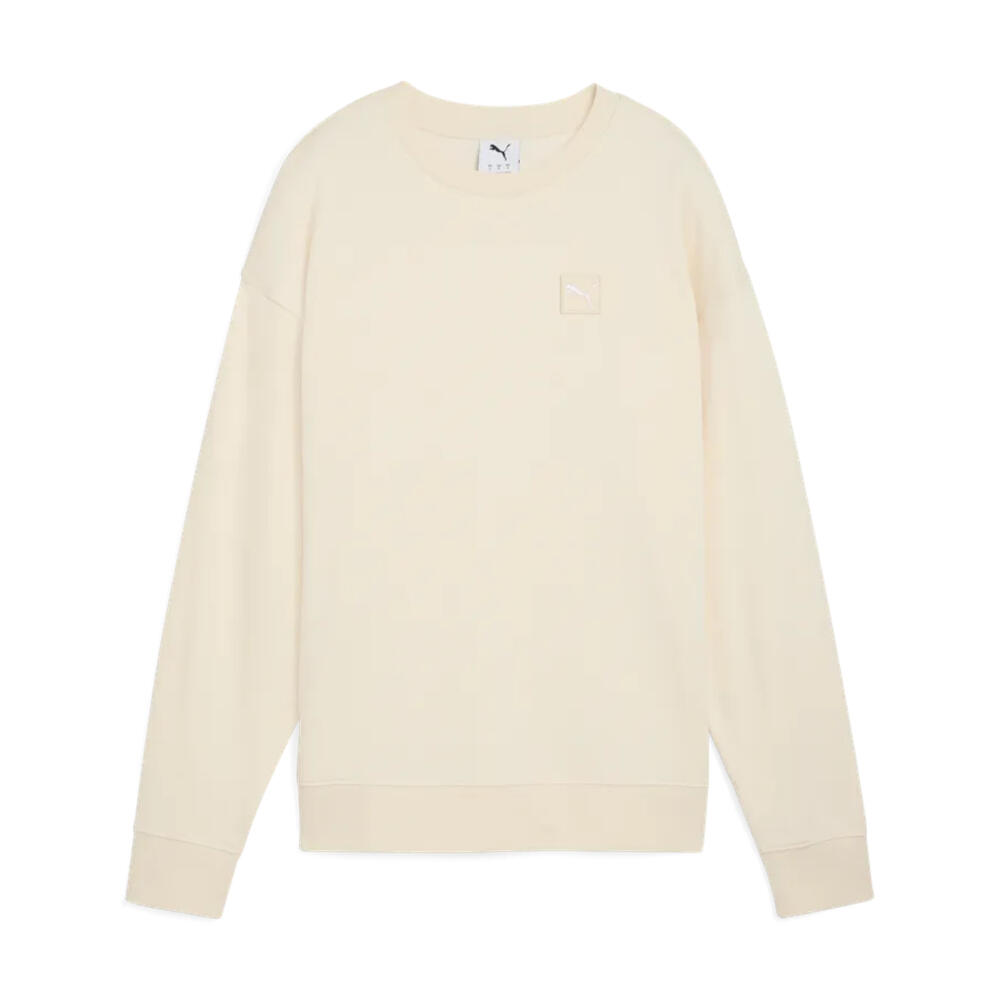 BLUZA damska PUMA 688099-99 bez kaptura bawełniana sportowa beżowa M 1/5