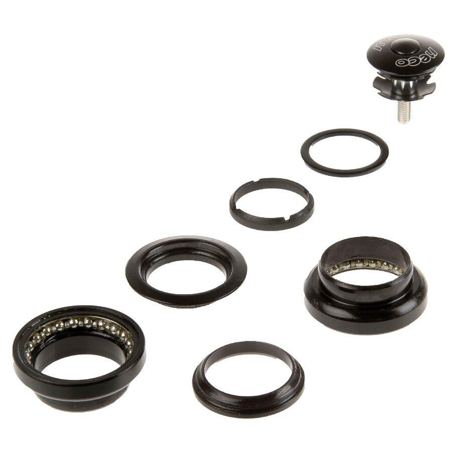 NECO Halb -Cartridge Ahead Ball Head Set 1 Zoll schwarz 3/5