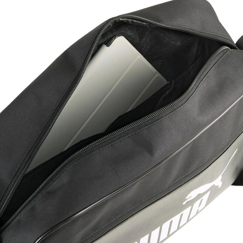 Geanta unisex Puma Campus Medium Reporter Bag 14.5L, Negru