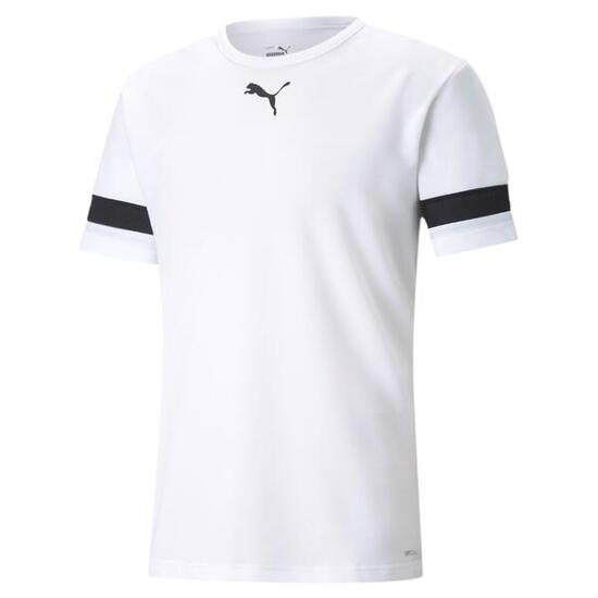 Puma Teamrise Maillot Manches Courtes Hommes - Blanc
