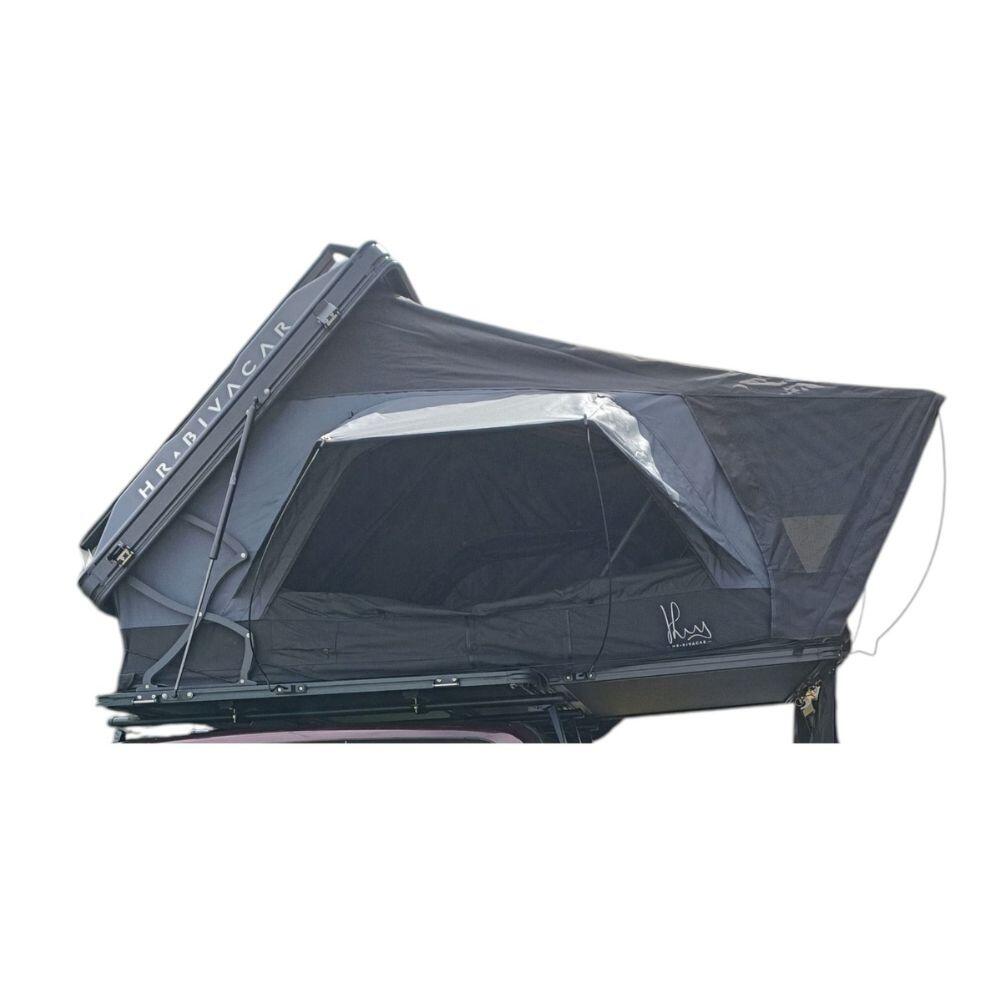 Hrbivacar - Tente De Toit Hrb 1.9 Family , 4 Pax, Installation Universelle; - Tente De Toit - Gris|noir - 4 Places - Decathlon