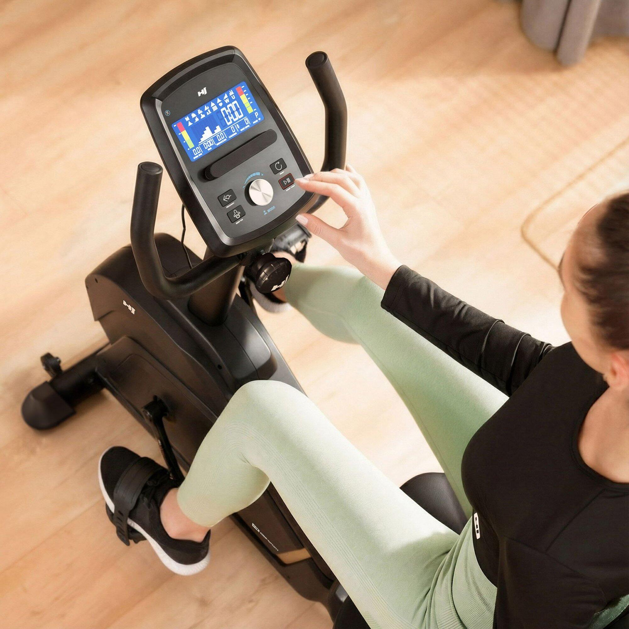Rower stacjonarny treningowy leżący Hop-Sport Ravel
